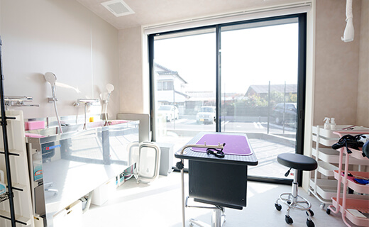 グルーミング室